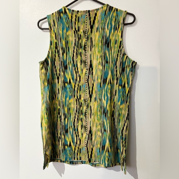 🎉4/30$🎉Vibrant Boho Sleeveless Top – Size Medium 💛 - Picture 4 of 4